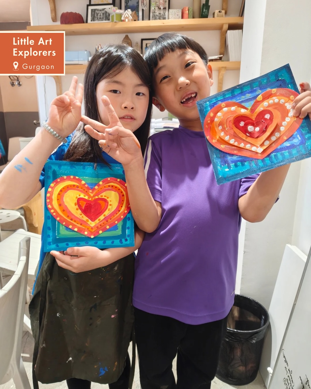 Kids building an art hobby at Alive Studio