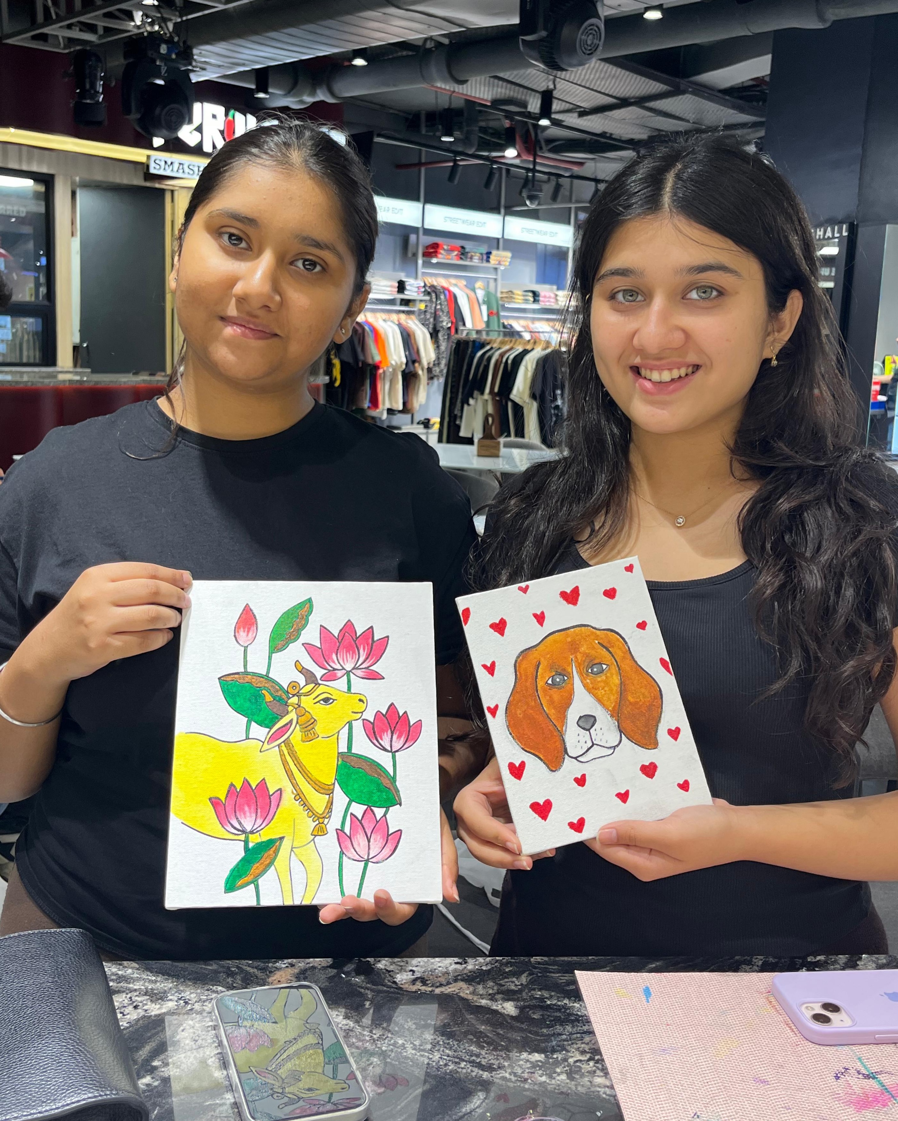 Quick art break at Art Cafe Delhi