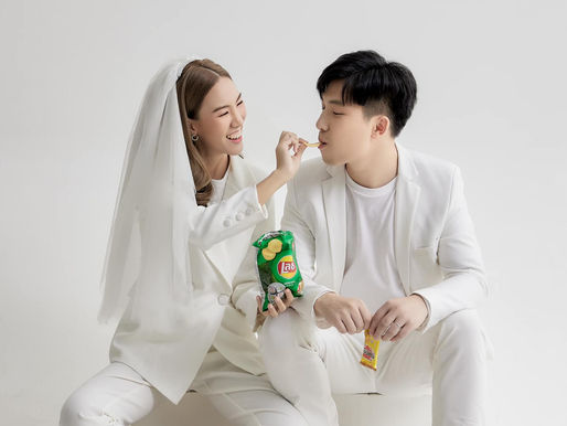 พร๊อพ ถ่ายพรีเวดดิ้งกับ ขนมหลากสี