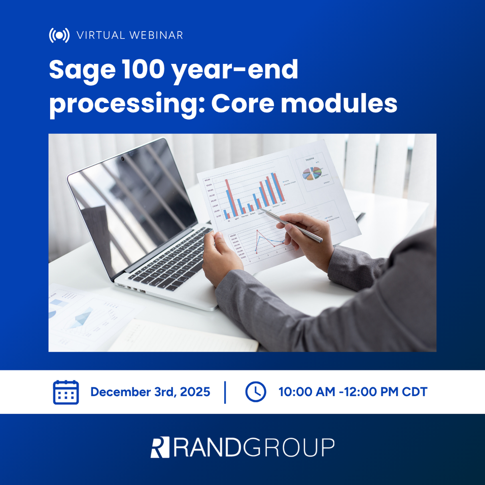 Graphic - Sage 100 year-end processing Core modules
