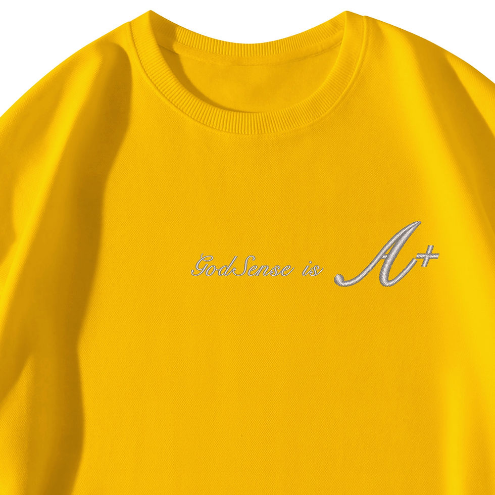 Thumbnail: GodSense A+Embroidered Pullover Sweater