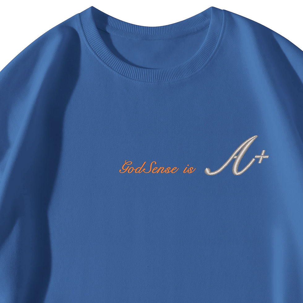 Thumbnail: GodSense A+Embroidered Pullover Sweater