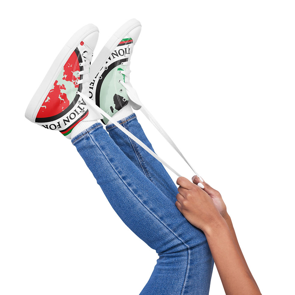 Thumbnail: Women's High Top Canvas Sneakers