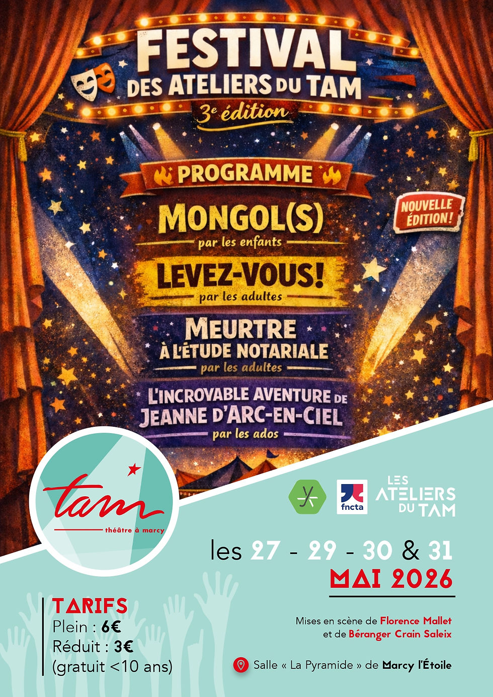 Le Festival des Ateliers du TAM - c'est reparti !