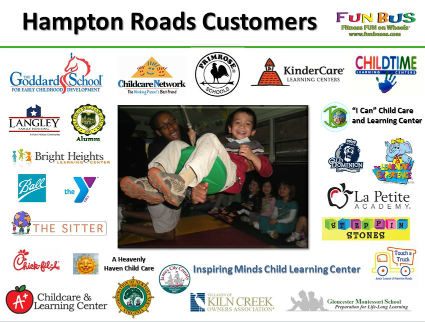 FUN BUS clients - Some of our current and past customers
