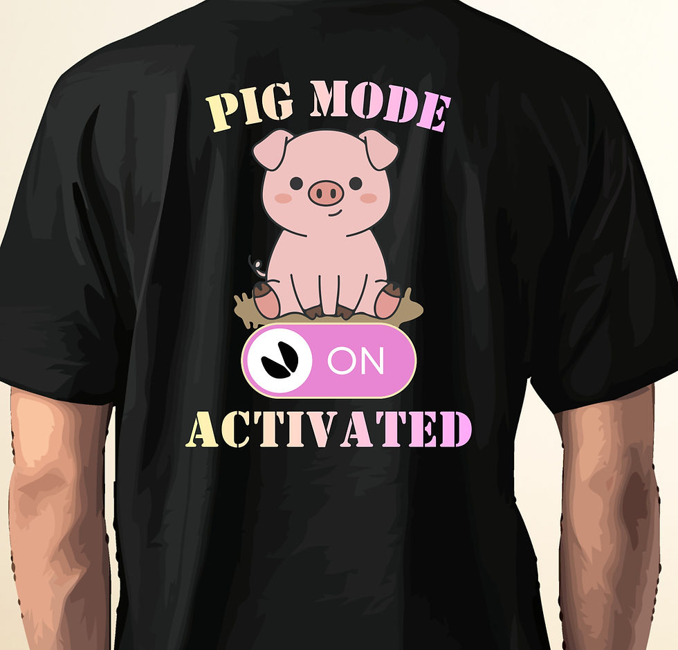 Thumbnail: Pig Mode Activated Graphic T-Shirt (Spring 2026 Collection)