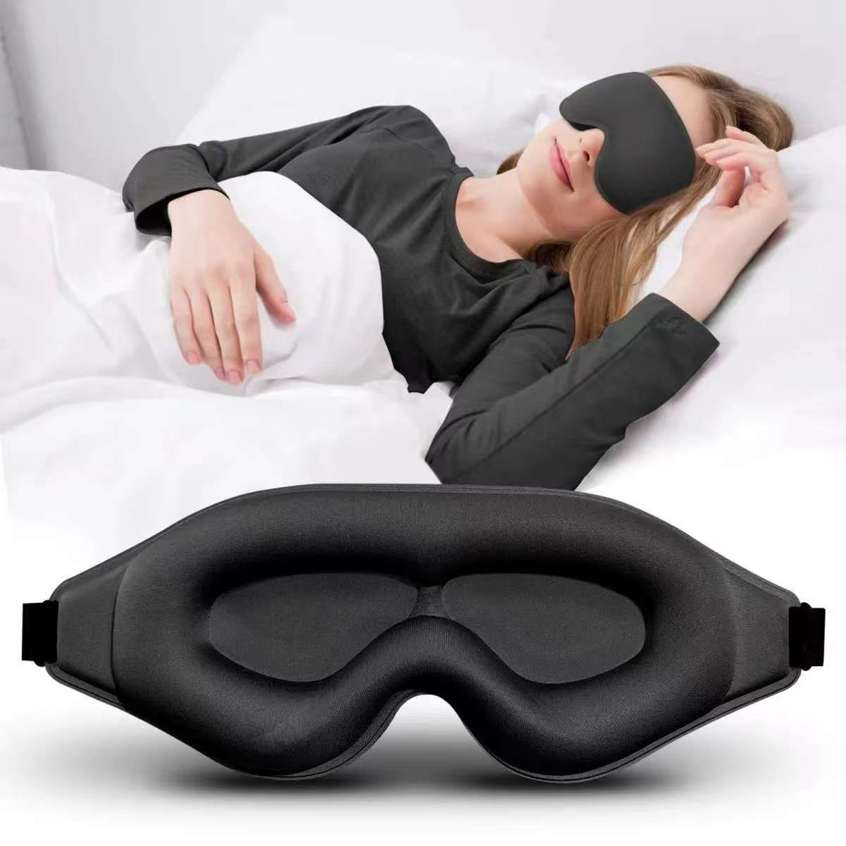Fast Bird 3D Memory Foam Sleep Mask – Light Blocking Eye Mask