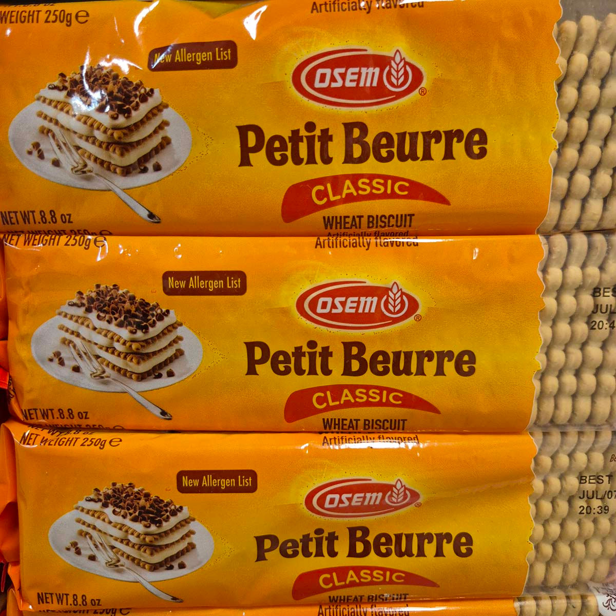 Osem Biscuits Petit Beurre 250g Vanilla