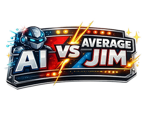 AI vs Average Jim is a competition to complete tasks effectively.  Learn from my mistakes!