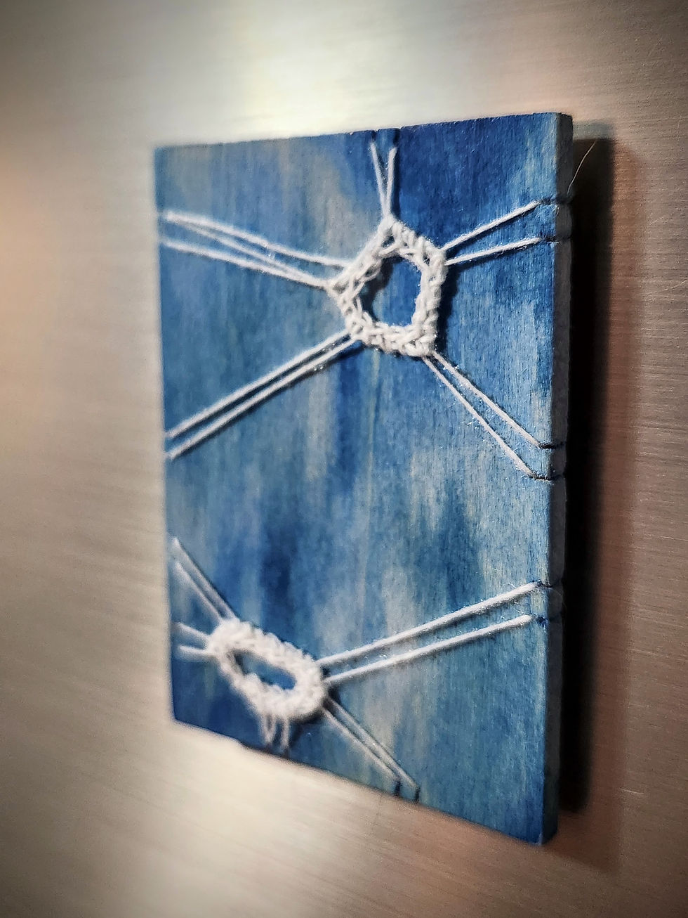 Thumbnail: Micro-growth Magnet: White on Blue