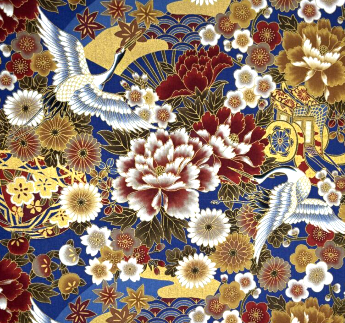 100% Cotton Quilting Fabric Made in Japan 1750-77-H