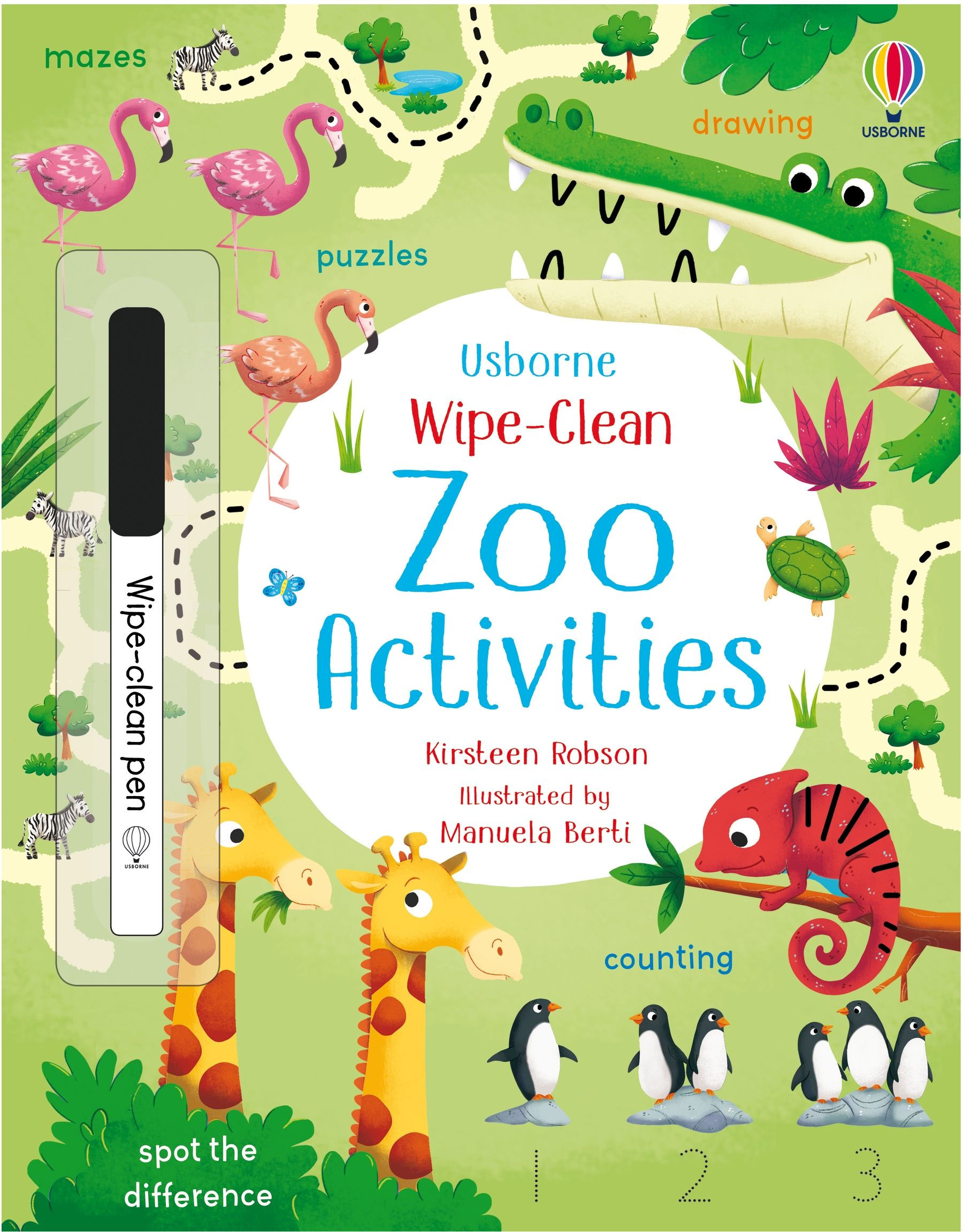 Zoo Activities Wipe-Clean