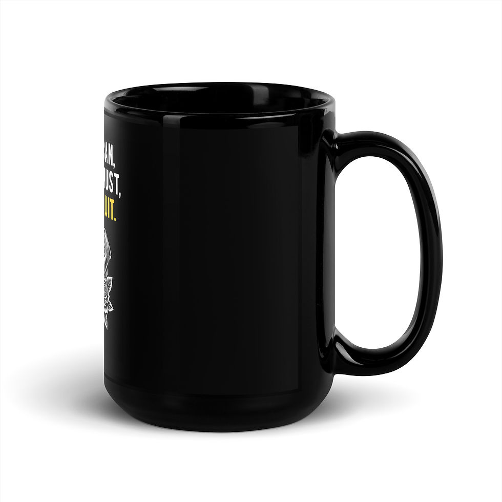 Miniatyrbilde: Bennett Racing 'Never Quit' Black Glossy Mug