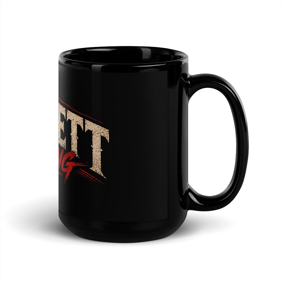 Miniaturbild: Bennett Racing 'Forged' Black Glossy Mug