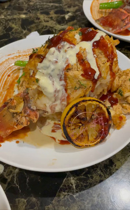 stuffed lobster tail
