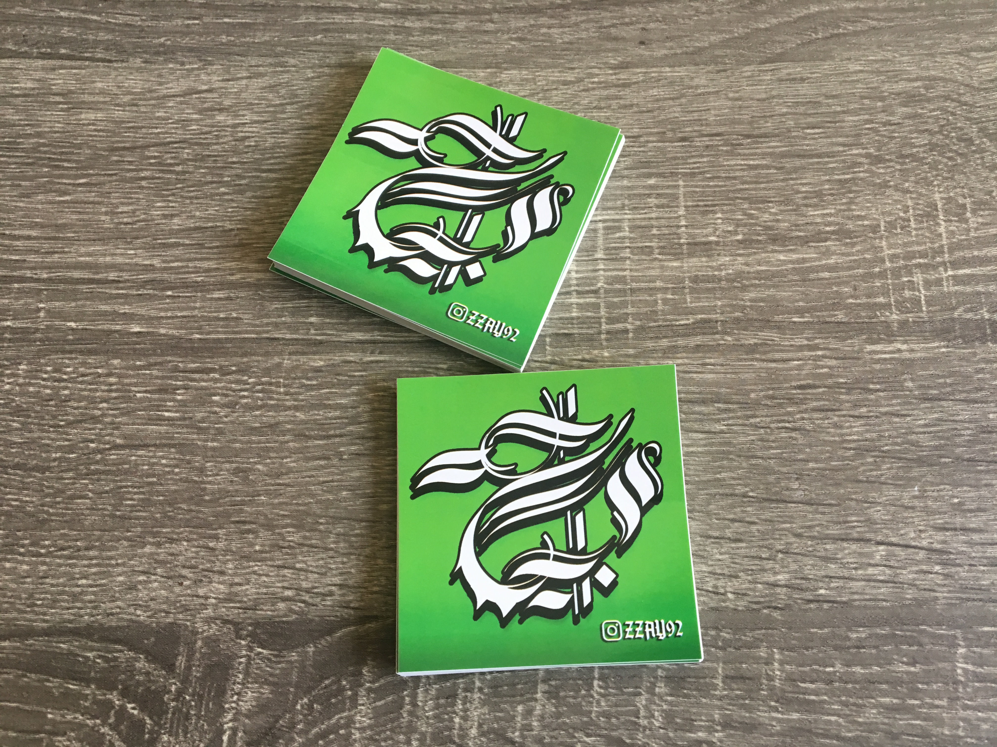 4"X4"  Self-adhesive water proof UV-resitant vinyl