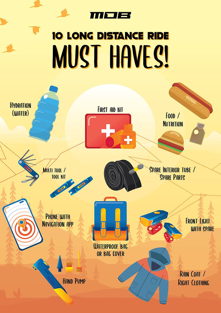 Must Ride Package Top 10 Long Ride Must Haves