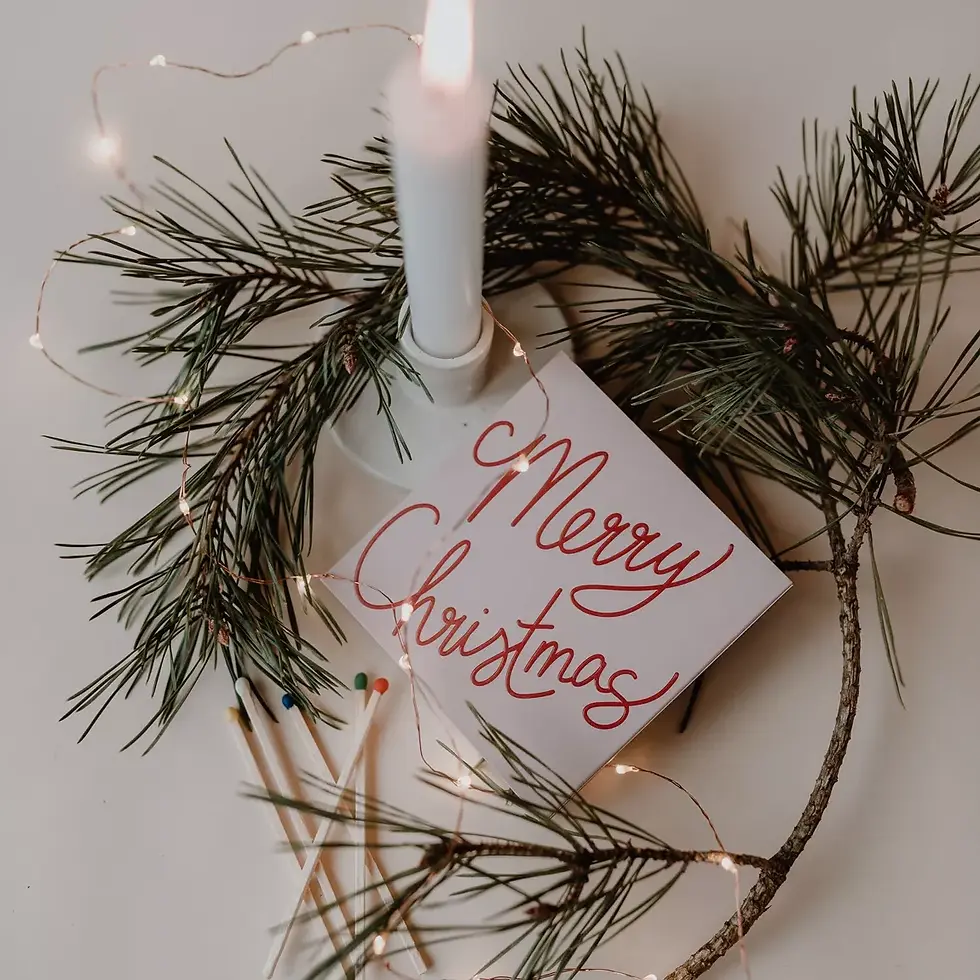 Miniature : Allumettes "Merry Christmas"