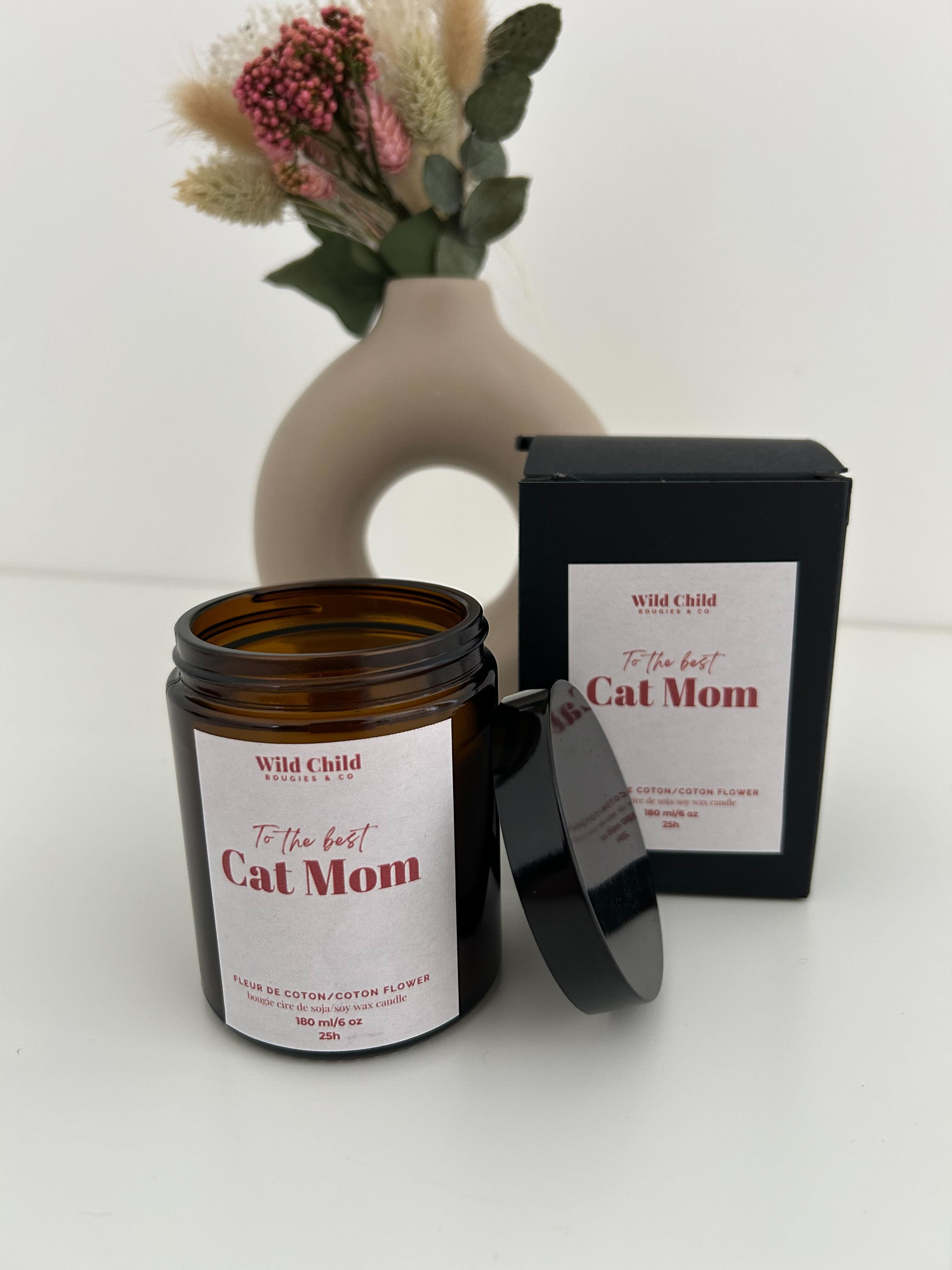 Bougie Best Cat Mom - 25 heures