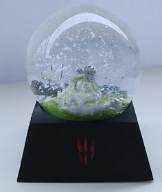 kaer, morhen, wiedźmin, witcher, wild, hunt, snow, globes