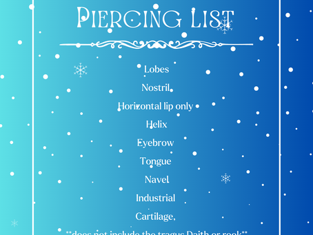 Piercings for a cause