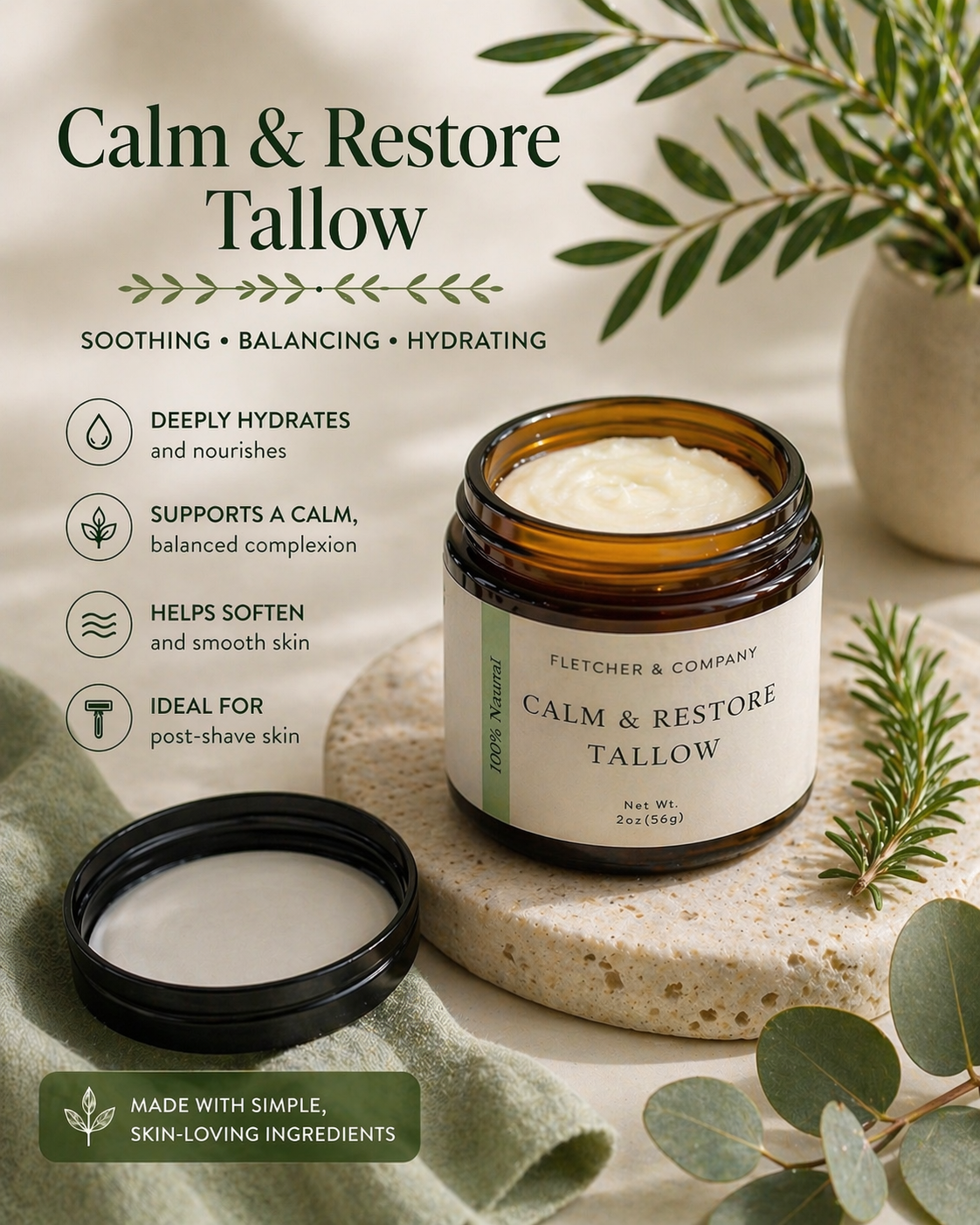 Calm and Restore Tallow
