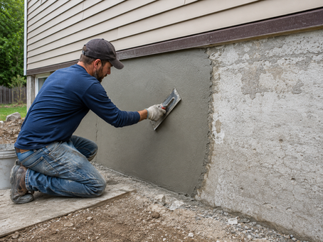 Foundation Parging