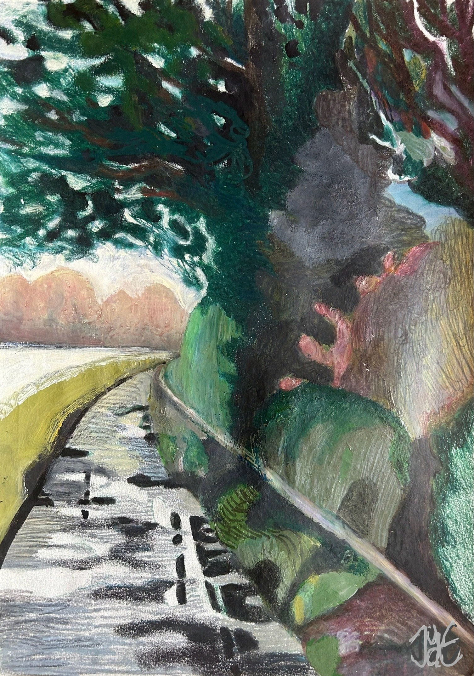 The River and Bushes