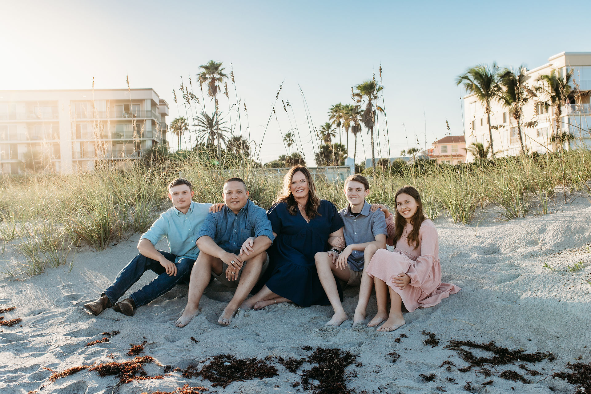 Family photoshoot Cocoa Beach
