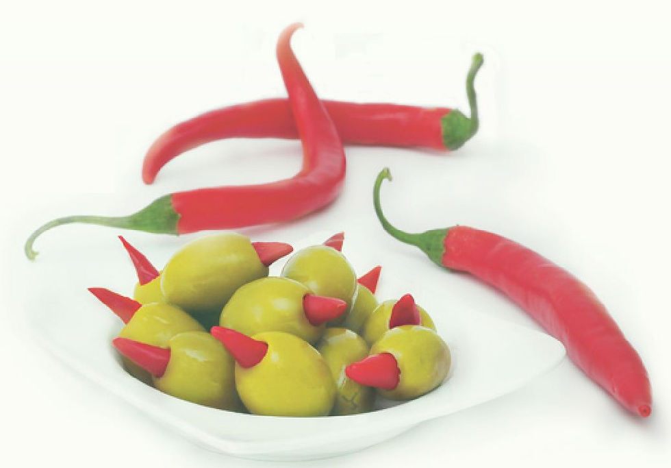 Green Olives stuffed with Piri-Piri