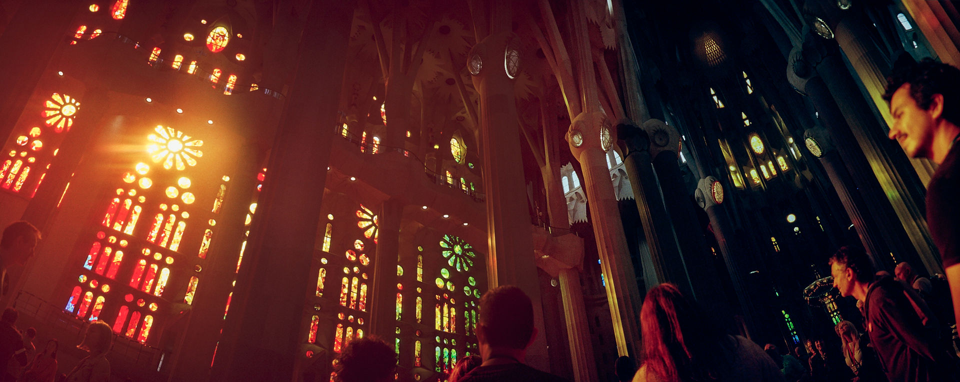 la sagrada familia taken on widelux f6