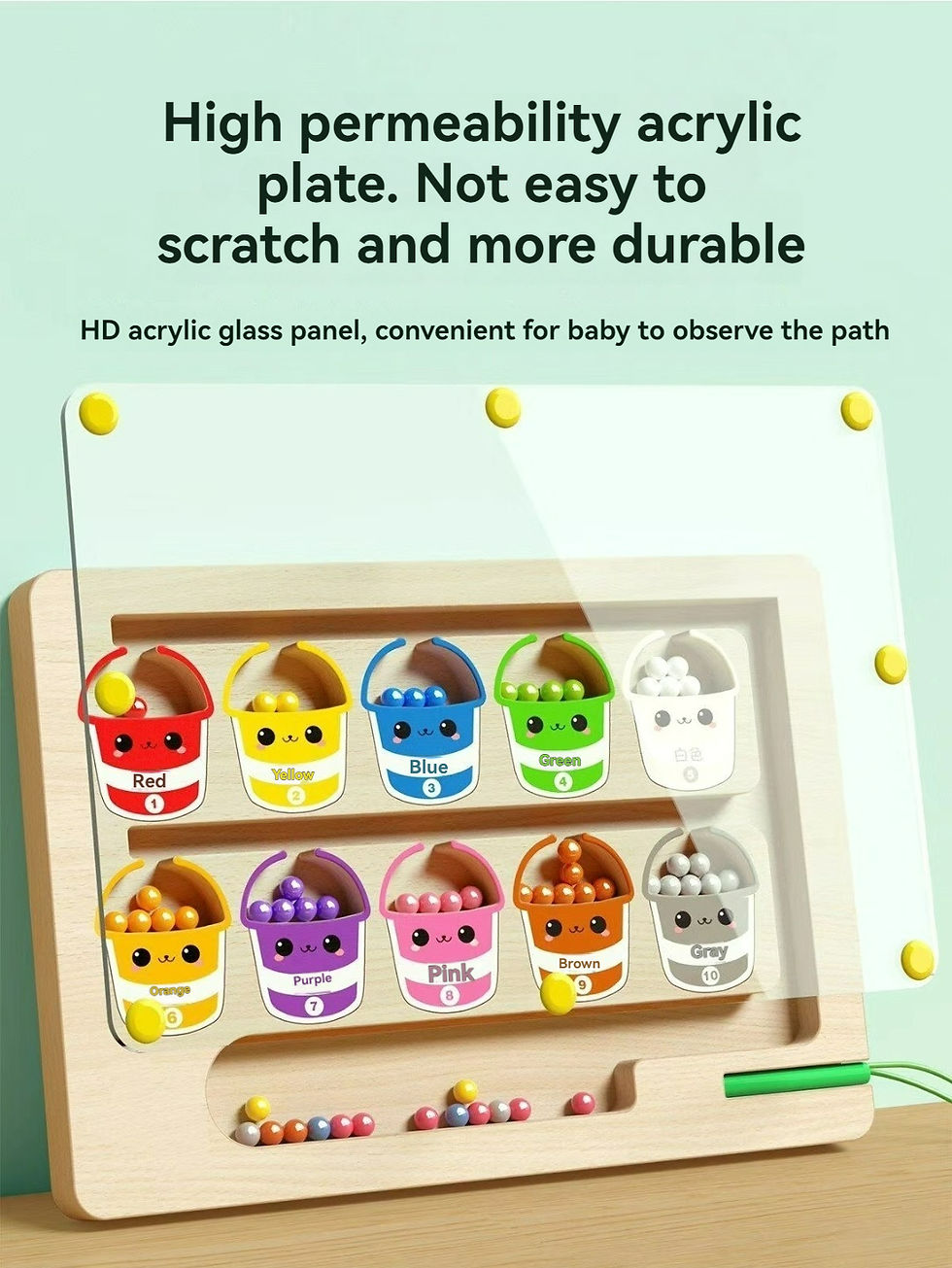 Miniatura: Labirinto Magnético Infantil – Brinquedo Educativo de Coordenação e Lógica