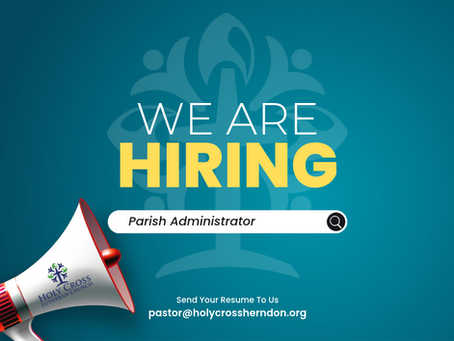 Parish Administrator and Assistant to the Pastor