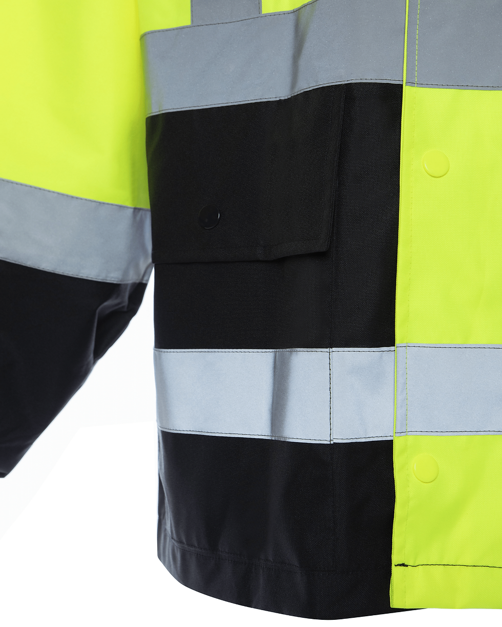 Thumbnail: HiVis Waterproof Rain Jacket with Teflon™ Fabric Protector