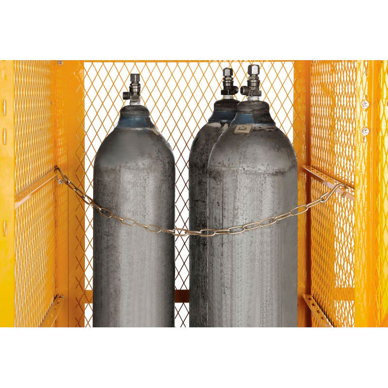 Thumbnail: Cylinder Storage Cabinet DBL Door Vertical, 18 Cylinder Cap.,