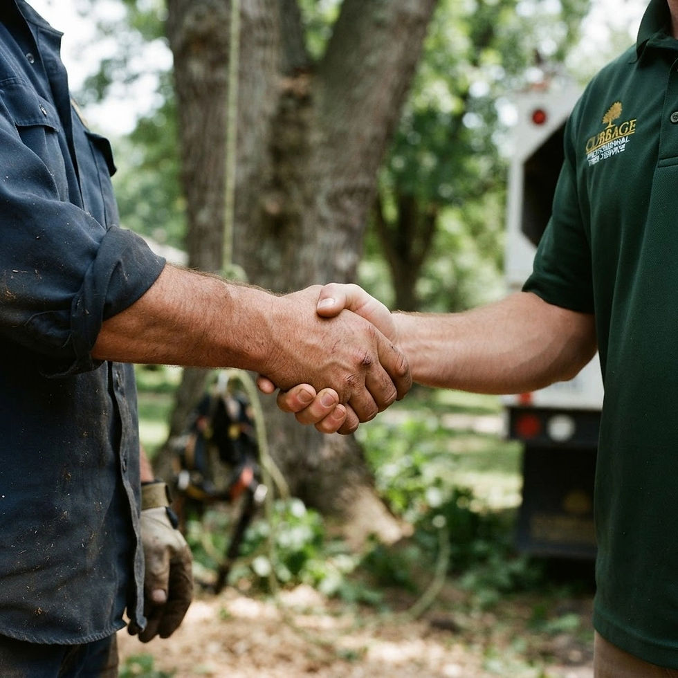 create a close up of two people shaking hands, have one hand be a working man's hand.jpg