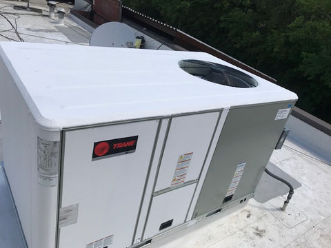 Unit on top of El Toro restaurant in Clute, TX. Coated with CoilSafe and ThermalBlock to extend the lifecycle and efficiency of the unit.