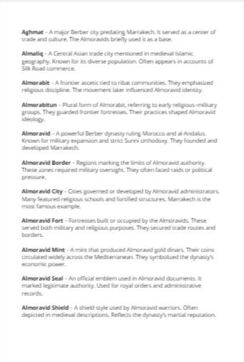 Thumbnail: Moorish Spain Seek & Learn Word Search | Dynasty 2 | Almoravid Rule