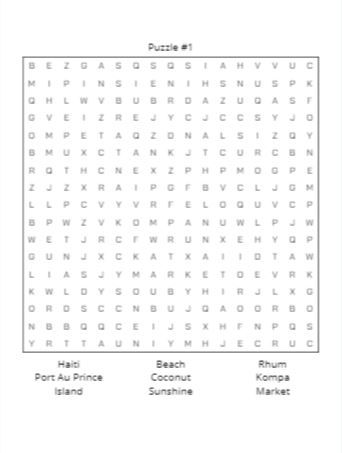 Thumbnail: Caribbean Word Search Bundle (5-Pack)