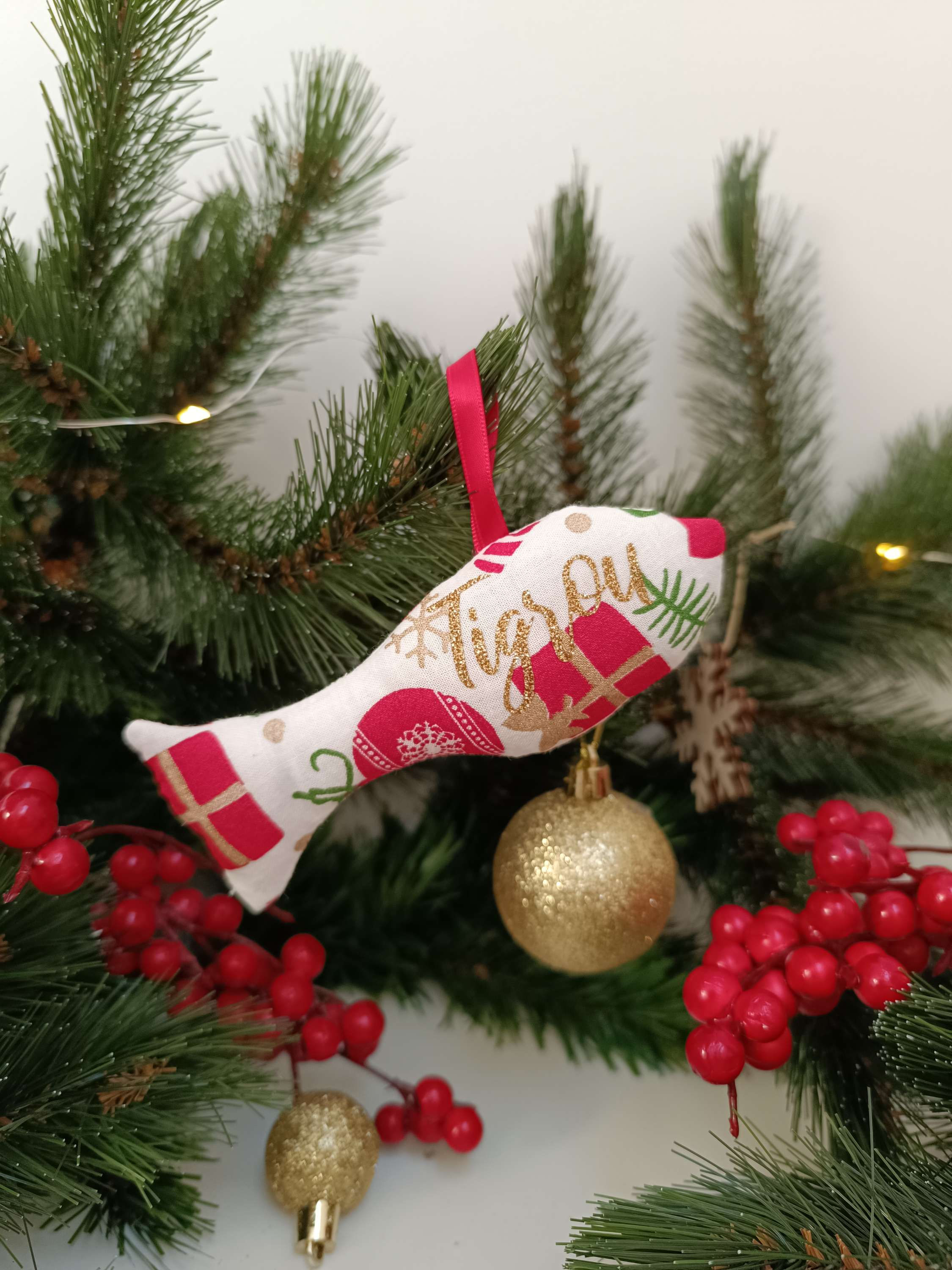 Décoration de sapin : Le Poisson Chat