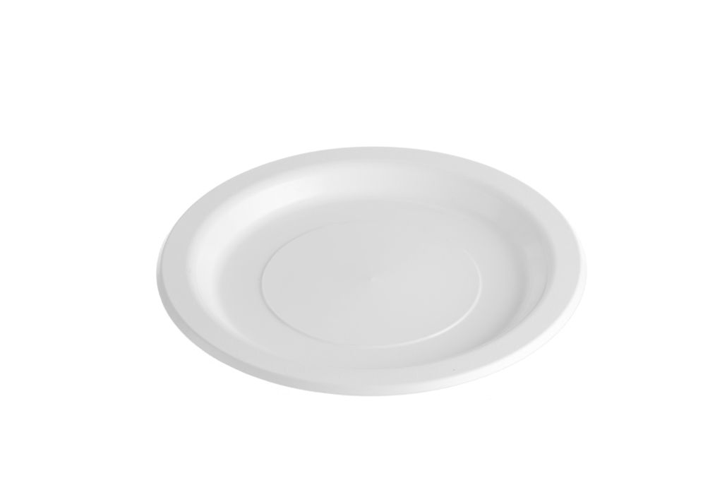 Plastic Plate | White | Reusable | 500 Per Carton | 50 Per Sleeve