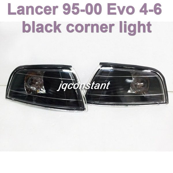 Lancer 95-00y Evo 4-6 black corner light