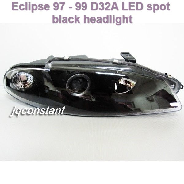 Eclipse 97 - 99y D32A LED spot black hea