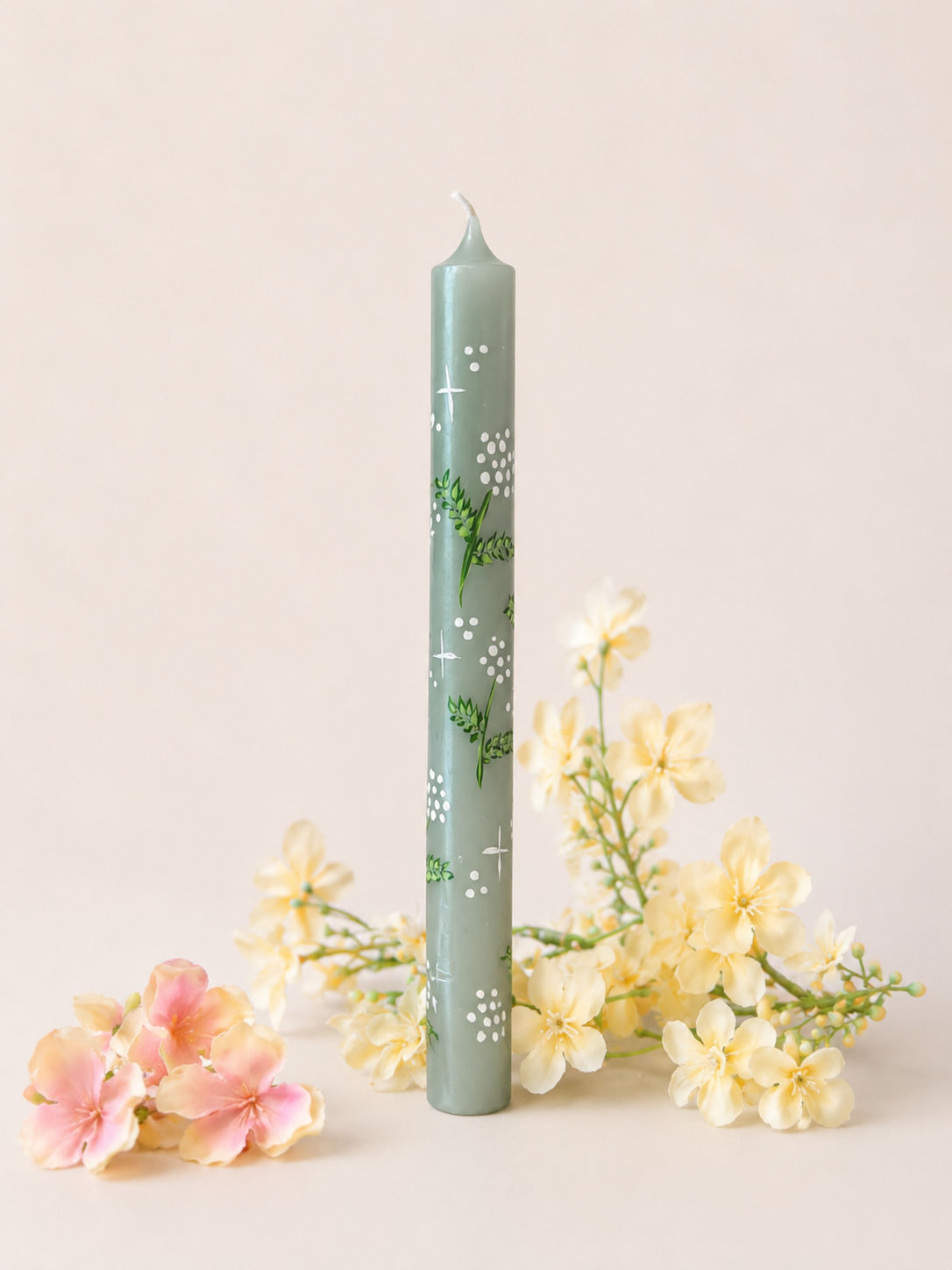 Wild flower Taper Candle
