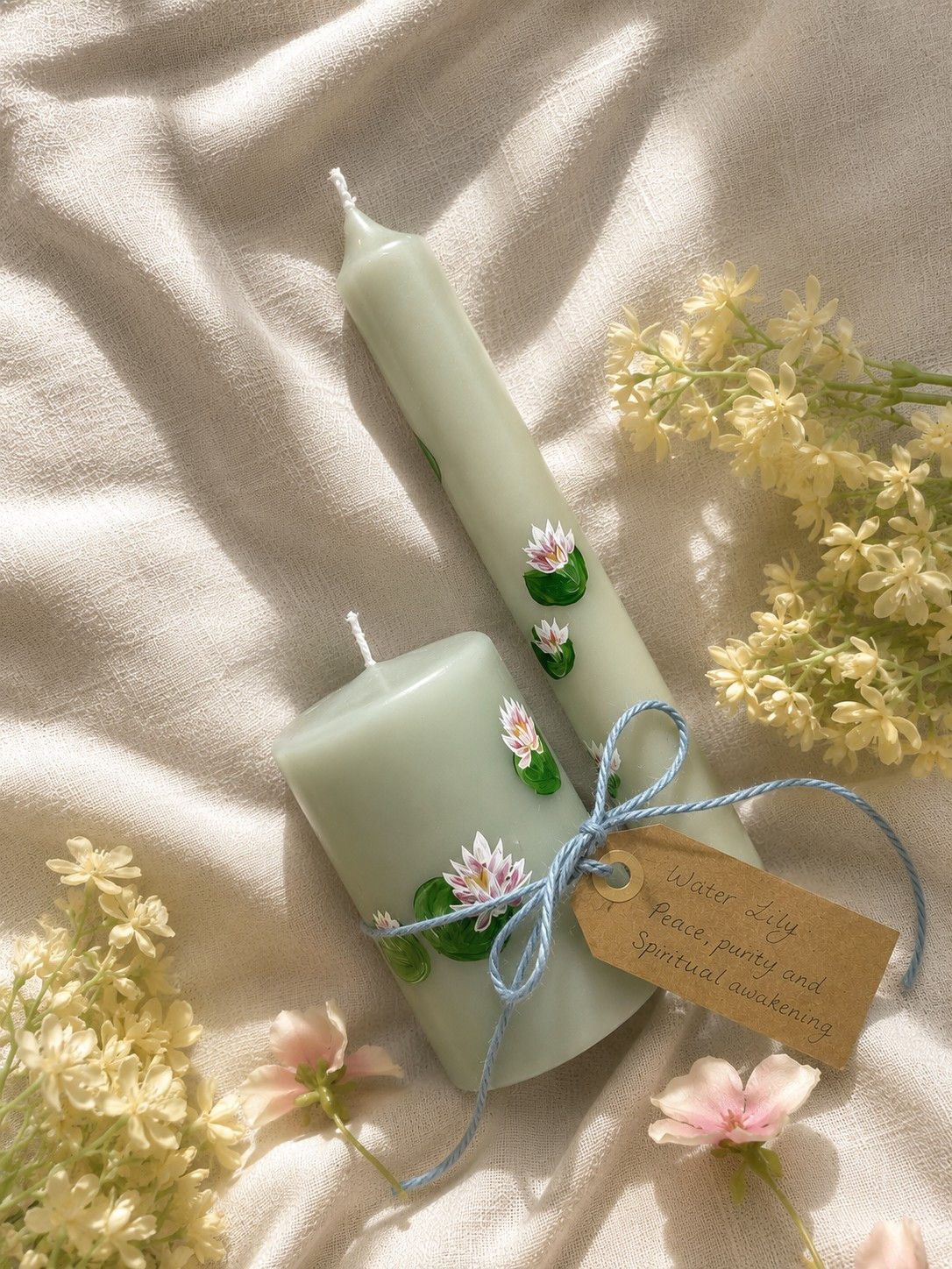 Waterlily Candle Set