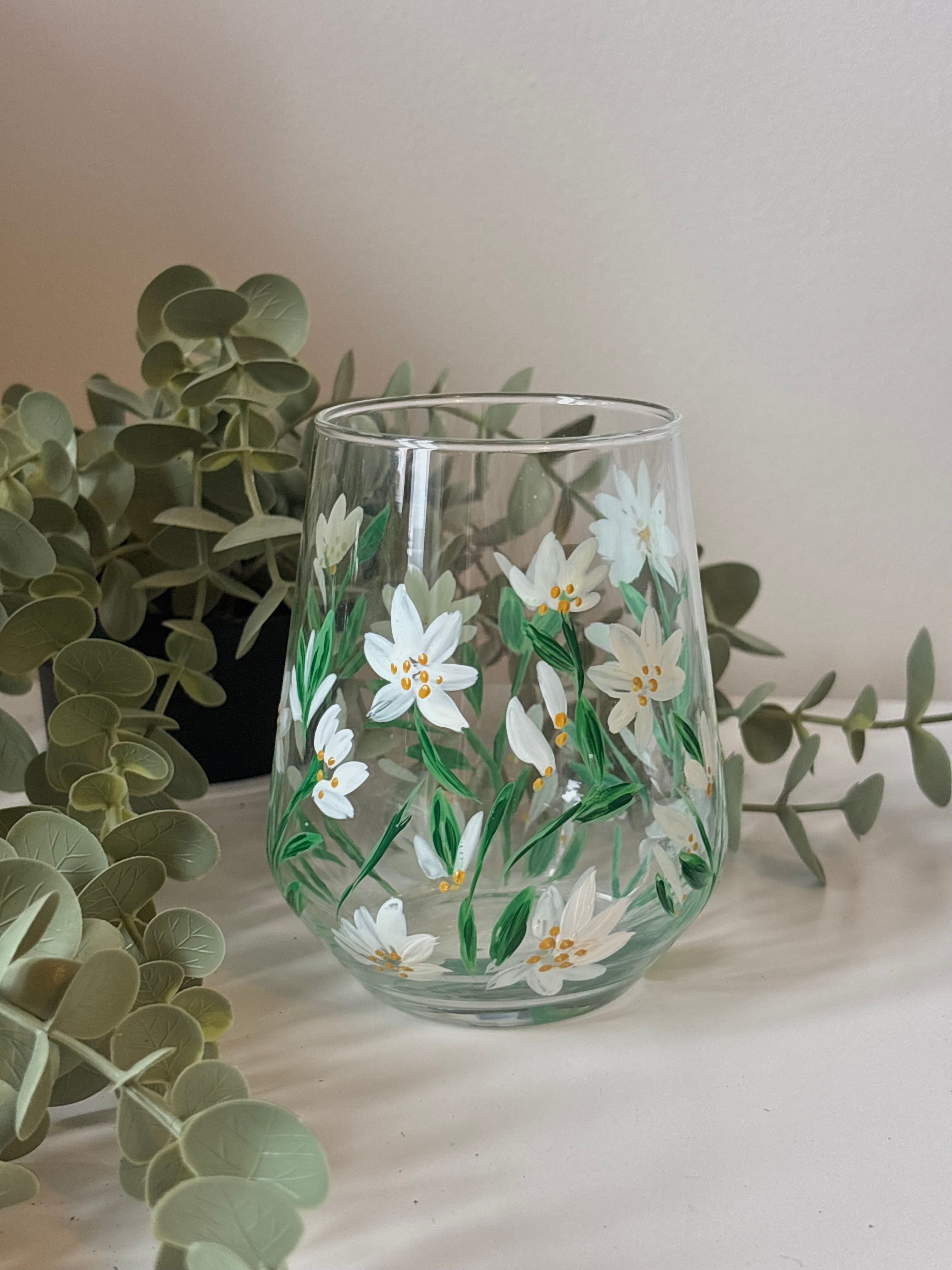 White Meadow Soft Drink Glass
