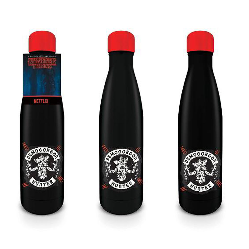 STRANGER THINGS 4 METAL DRINKS BOTTLE