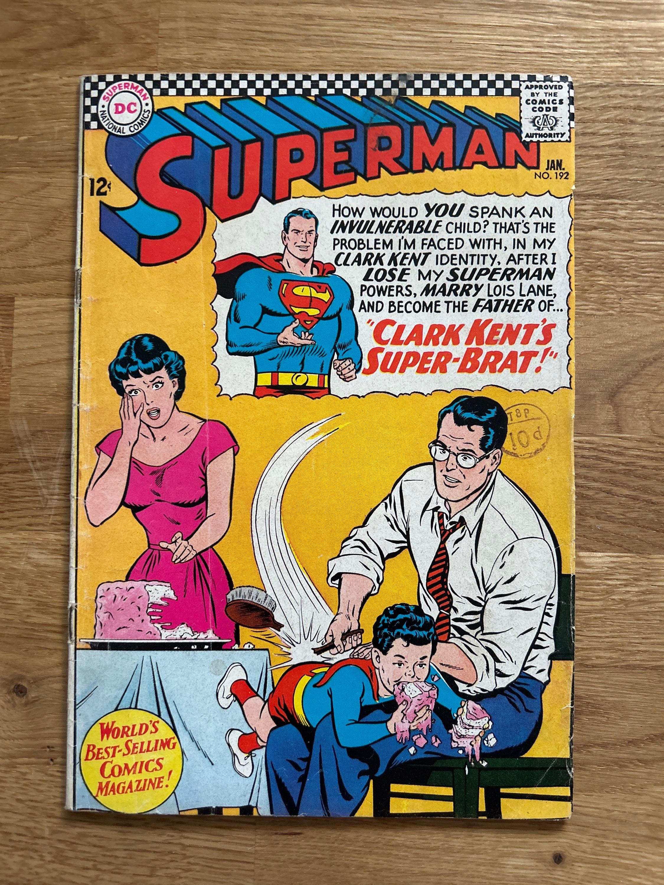 Superman 192 1967 VG+ 