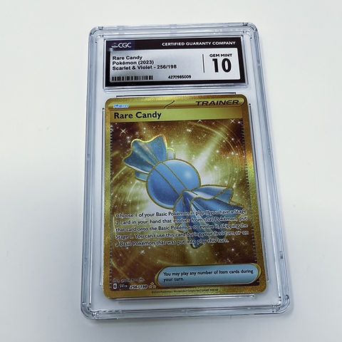 rare candy scarlet violet card - 191/198 - & 256/198 / Hyper Rare Card Type / HP / Stage Pokemon TCG Rare Candy Reverse