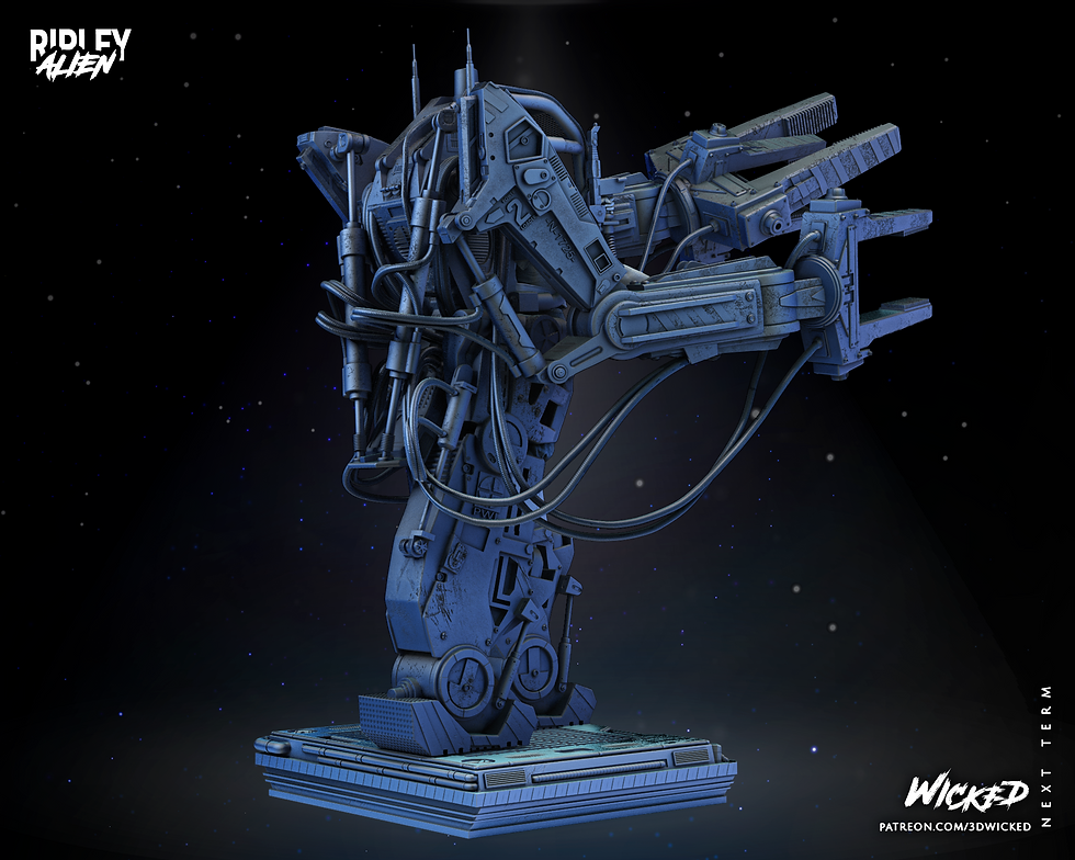 Thumbnail: Ripley in Loader 3d Model Kit